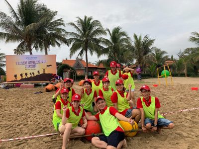 Tổ chức team building công ty allevirare tại Ninh Chữ năm 2020