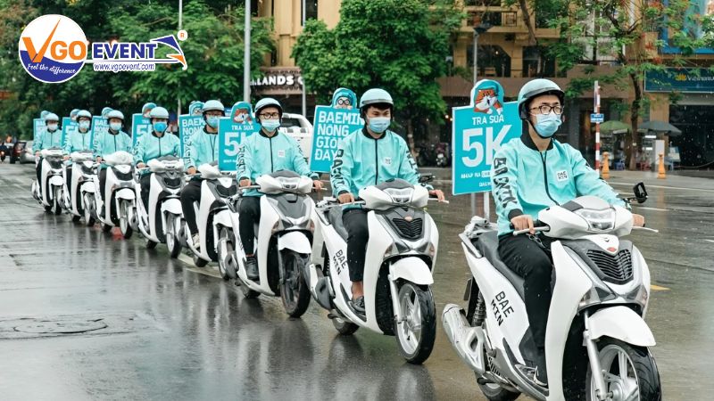 Roadshow quảng bá của thương hiệu Baemin