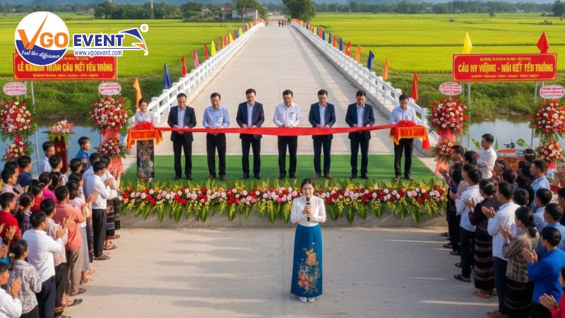 Kịch bản khánh thành cầu nông thôn