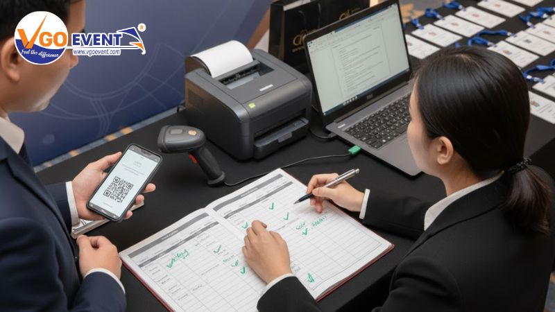 Kiểm tra danh sách và thông tin khách mời