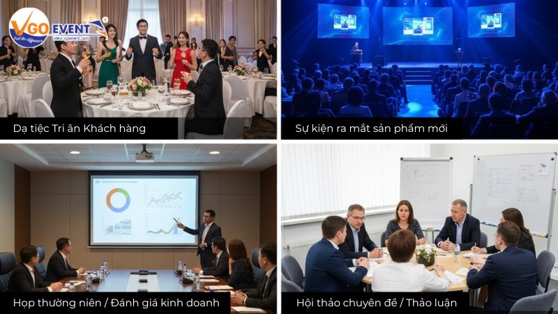 Các loại hình hội nghị khách hàng