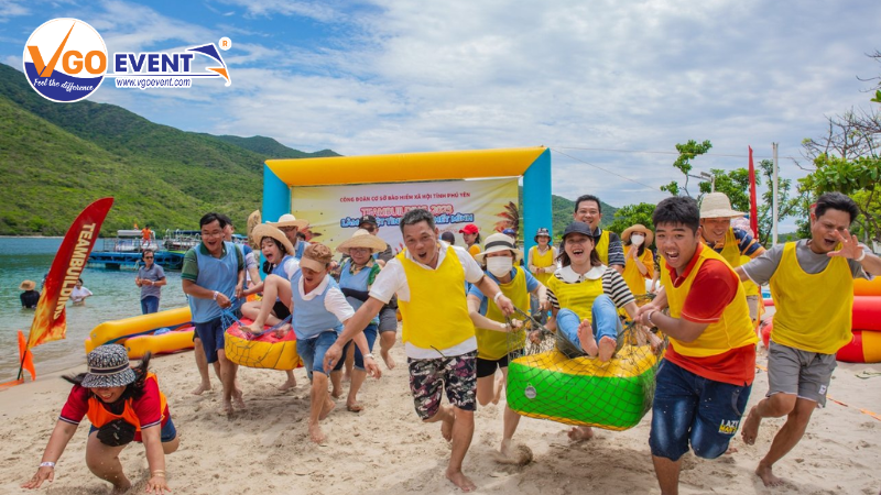 các trò chơi vận động trên cát