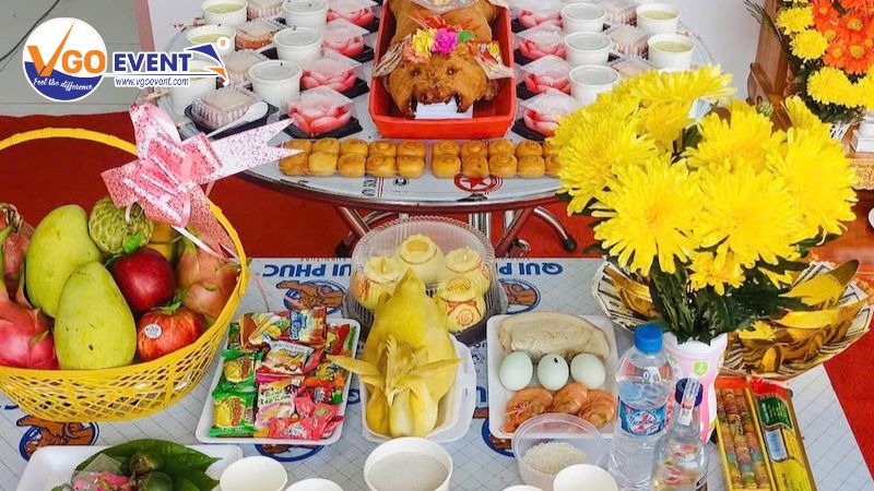 Mâm cúng khai trương