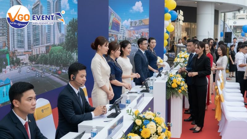 Tổ chức lễ khai trương đón tiếp khách mời