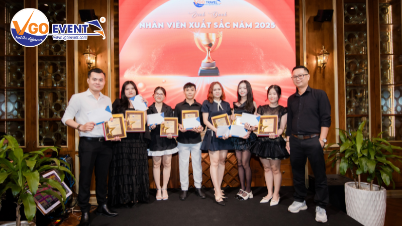 Khoảnh khắc vinh danh nhân sự tiêu biểu tại VGO