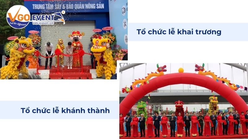 Tổ chức lễ khai trương, khánh thành
