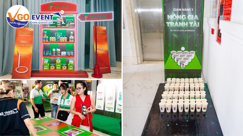 Không gian sự kiện được VGOEvent thiết kế đồng bộ