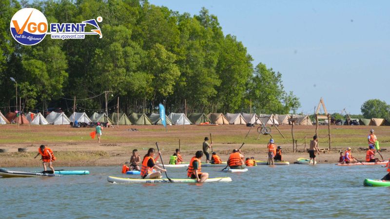 Hồ Trị An phù hợp cho camping và Teambuilding cuối tuần