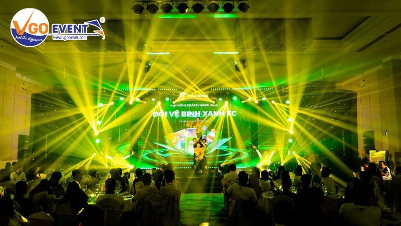 Không gian hội nghị khách hàng do VGOEvent tổ chức