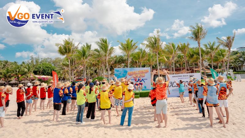 VGOEvent tổ chức Amazing Race vận động ngoài trời tại Phan Thiết