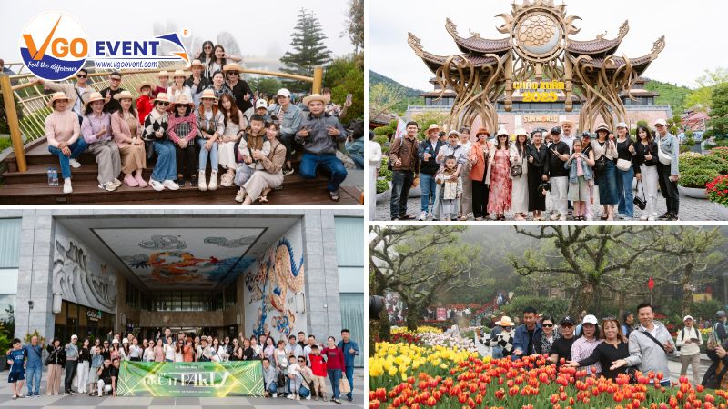 Khoảnh khắc check-in của đoàn Farm Centre tại Bà Nà Hills