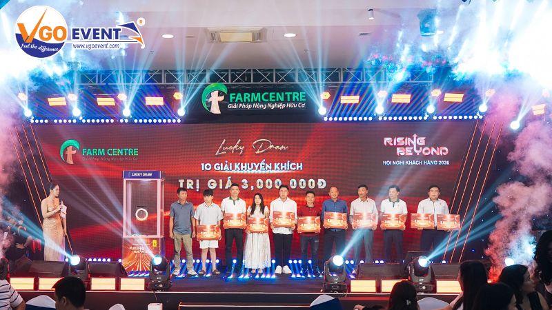 Không gian hội nghị được VGOEvent chuẩn bị chỉn chu