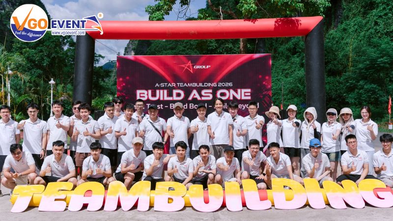 VGOEvent tổ chức du lịch kết hợp Team Building cùng A-Star