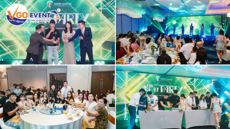 Các thành viên Farm Centre cùng giao lưu trong đêm Gala Dinner