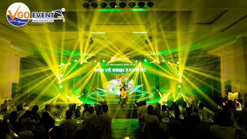 Không gian được thiết kế chuyên nghiệp tại sự kiện