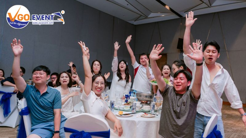 Mini game sân khấu kết hợp Gala Dinner